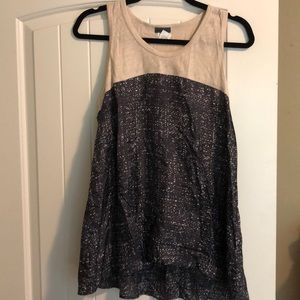 Anthropologie Silk & Cotton Tank